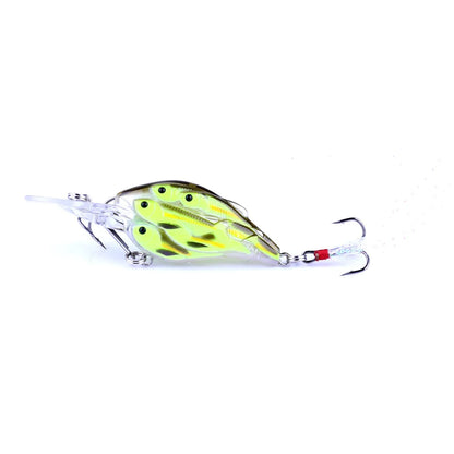 HENGJIA 1pc Diving Depth Crankbait Fishing Lures Swimbait Isca Artificial Bait floating Fishing Wobblers 7.5cm 9g pesca peche