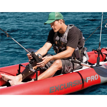 68309EP Excursion Pro K2 Inflatable Kayak Set: Includes Deluxe 86in Kayak Paddles and High-Output Pump