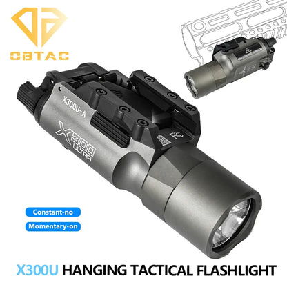Metal Flashlight Strobe Scout Light Hunting Weapon Scout Light Fit 20mm Rail
