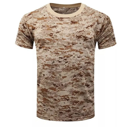 Men's Camo 3d Printed Shirt Outdoor Sports Casual Comfortable Clothing