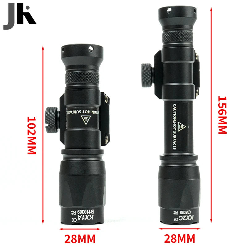 Flashlight Rifle Hunting Weapon Scout Light   Indicator Fit 20mm Rail