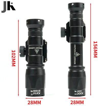 Flashlight Rifle Hunting Weapon Scout Light   Indicator Fit 20mm Rail