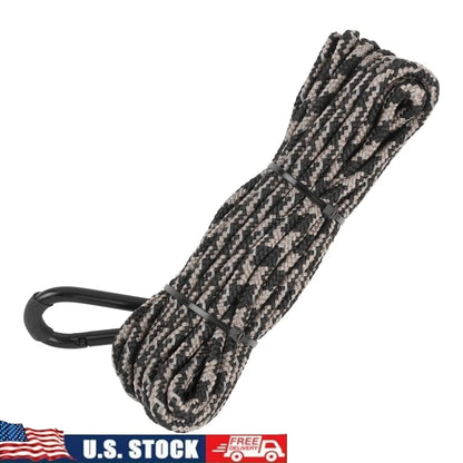 Hoist Rope 30ft Heavy-Duty 1/4 Inch gear Pulling  Tree stand Hunting Accessory