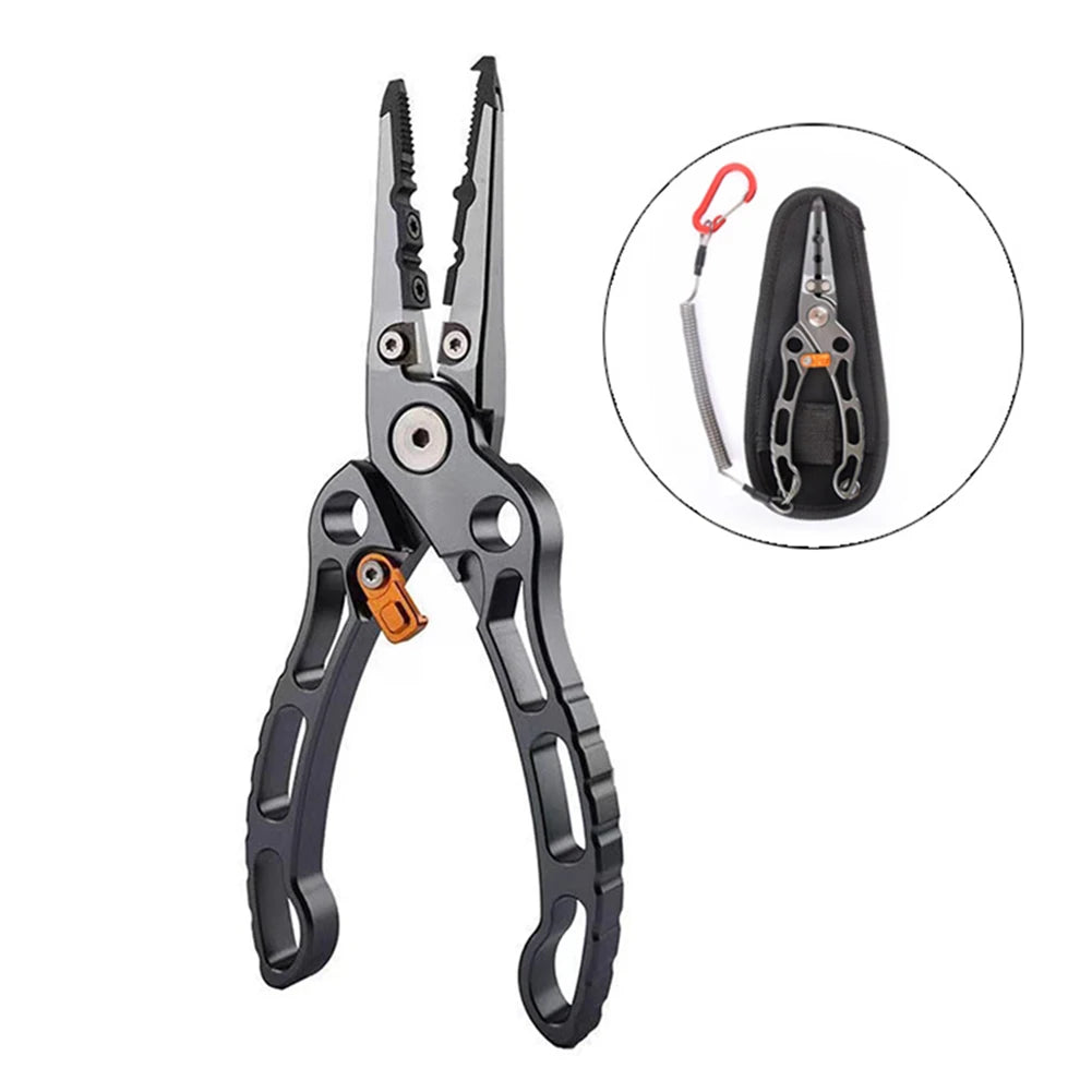 Titanium Alloy Fish Nose Pliers Convenient Lure Tongs Fish Clip Multifunctional Portable  Lightweight
