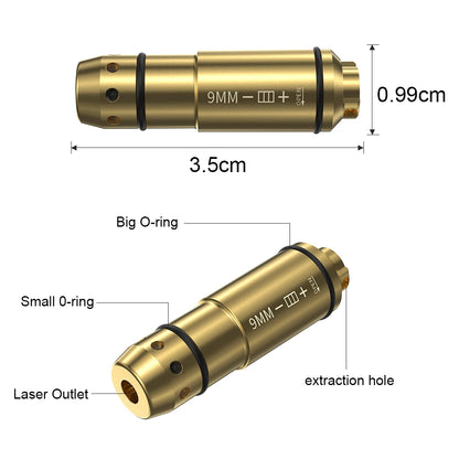 9mm(long)link laser training cartridge Red Dot Laser Training Bullet  Trainer Cartridge Tactical Laser Bullet